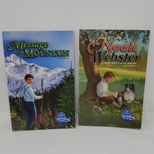 Abeka Children's Book Set - Message of the Mountain & Noah Webster